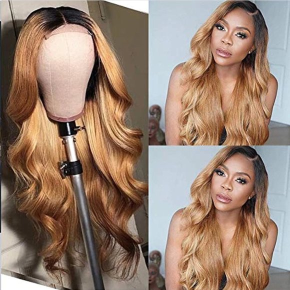 Ombre Lace Front 100% Brazilian Human Hair Wig main image 4